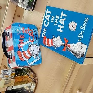 Dr. Suess The Cat in the Hat Book and Tin Tote
